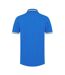 Mens Paddy Contrast Tipped Polo Shirt Blue Boss-2
