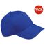 Lot De 2  Casquettes De Baseball Adulte Bleu Roi Vif Beechfield-1