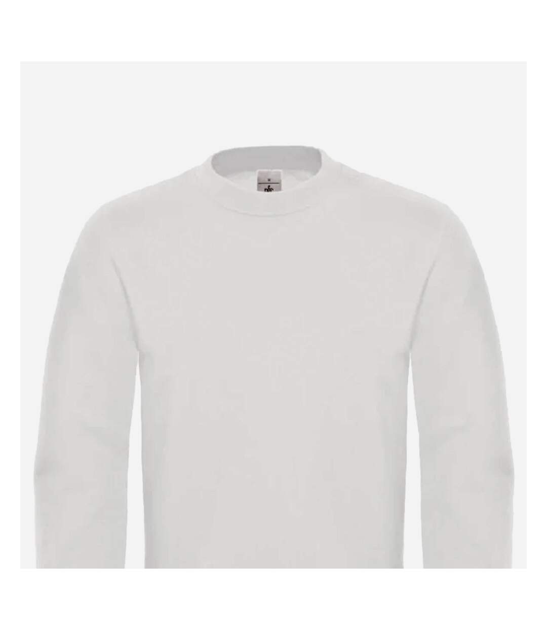 Mens id.002 cotton sweatshirt white B&C