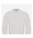 Mens id.002 cotton sweatshirt white B&C