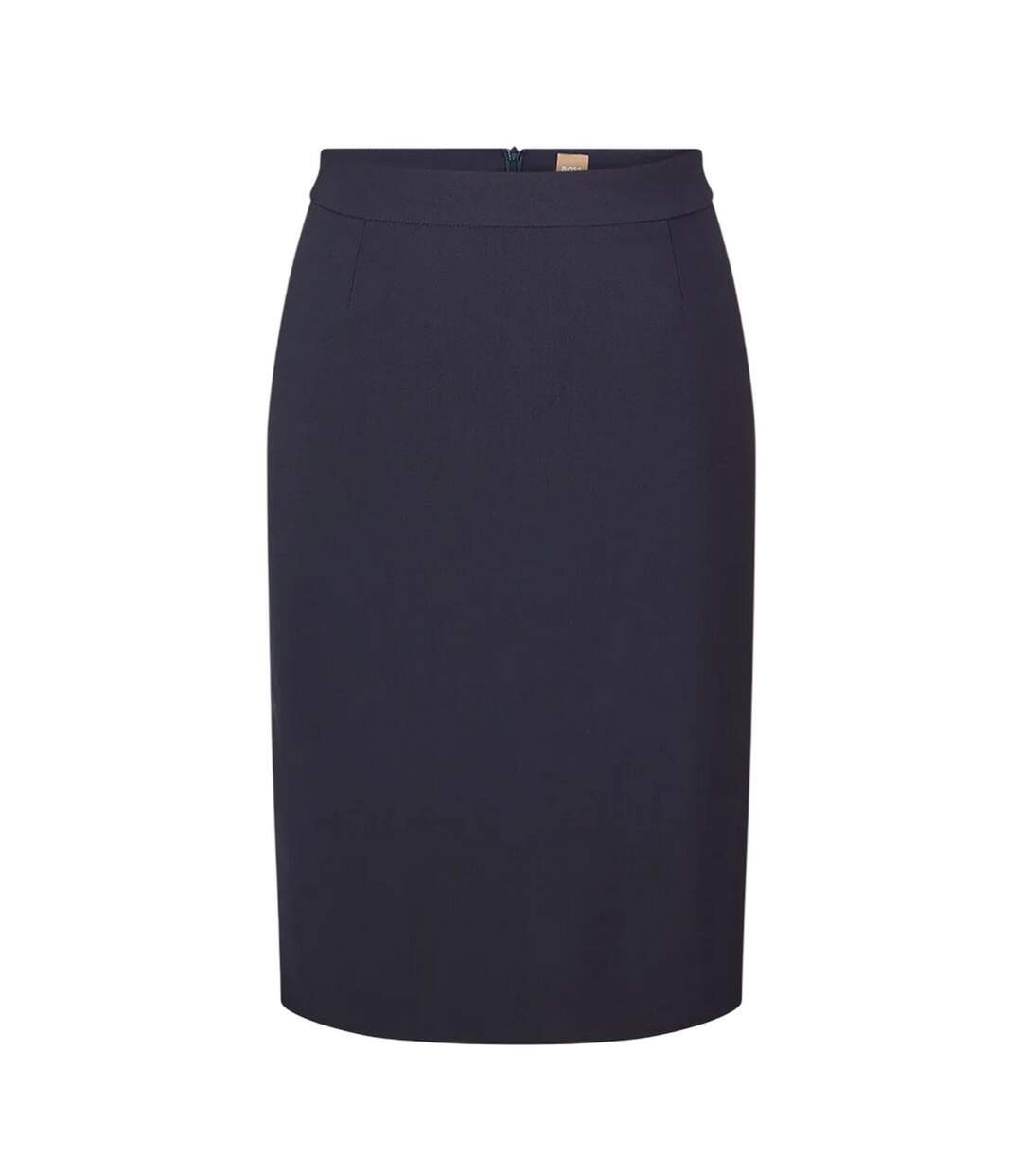 Womens/ladies Vilea Pencil Skirt Blue Boss-2