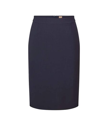 Womens/ladies Vilea Pencil Skirt Blue Boss