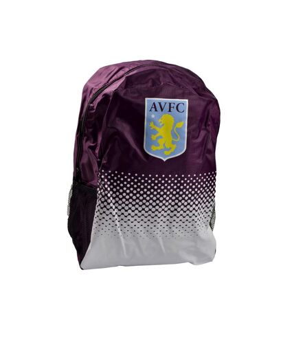 Aston Villa FC Fade Knapsack (Burgundy/White) (One Size) - UTBS2774