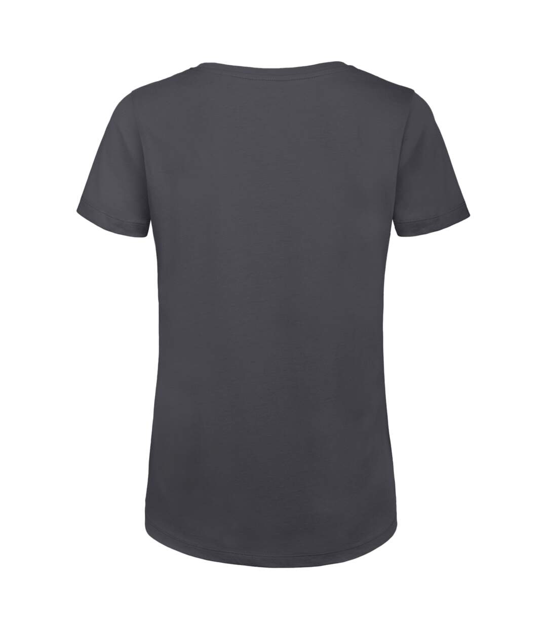 T-shirt en coton bio femme gris foncé B&C