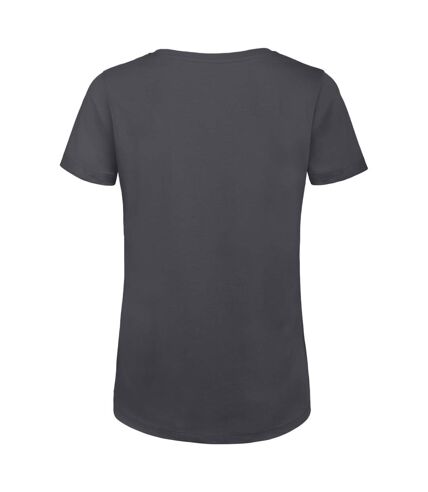 B&C Womens/Ladies Favourite Organic Cotton Crew T-Shirt (Dark Gray)