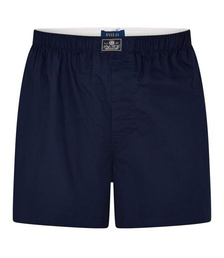 Boxers Homme Bleu Marine Marron Ralph Lauren