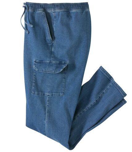 Pantalon Cargo Détente en Jean 