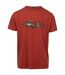 T-shirt horton homme rouge rouille Trespass-1