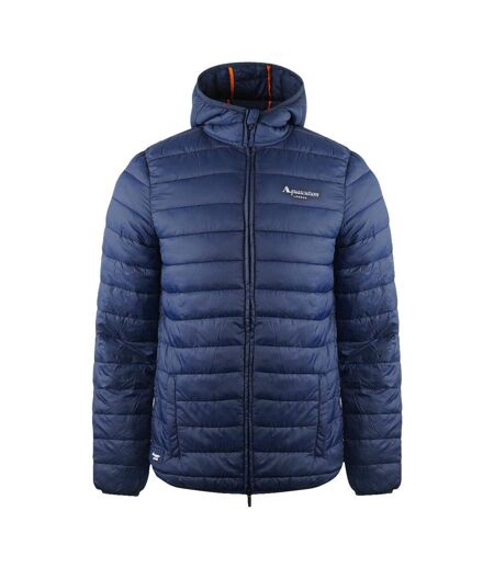 Veste Matelassée Motif/style Logo London Homme Bleu Marine Foncé Aquascutum