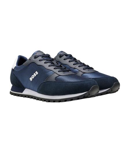 Womens/ladies Parkour Running Shoes Blue Hugo Boss