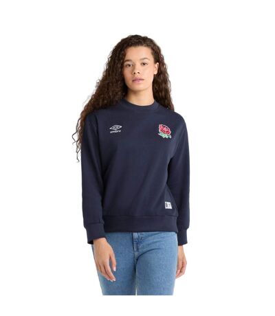 Umbro Womens/Ladies Dynasty England Rugby Sweatshirt (Navy Blazer) - UTUO1712