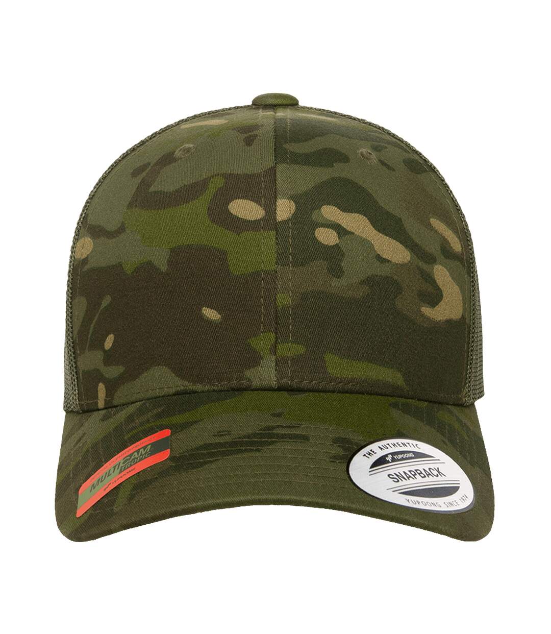 Casquette trucker flexfit multicam bleu pâle Yupoong-2