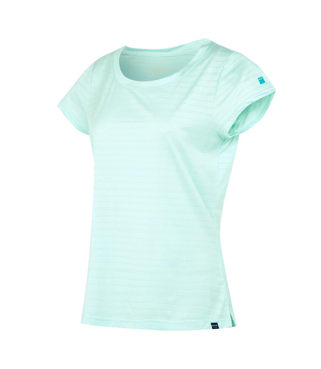 T-shirt limonite femme turquoise délavé Regatta-3