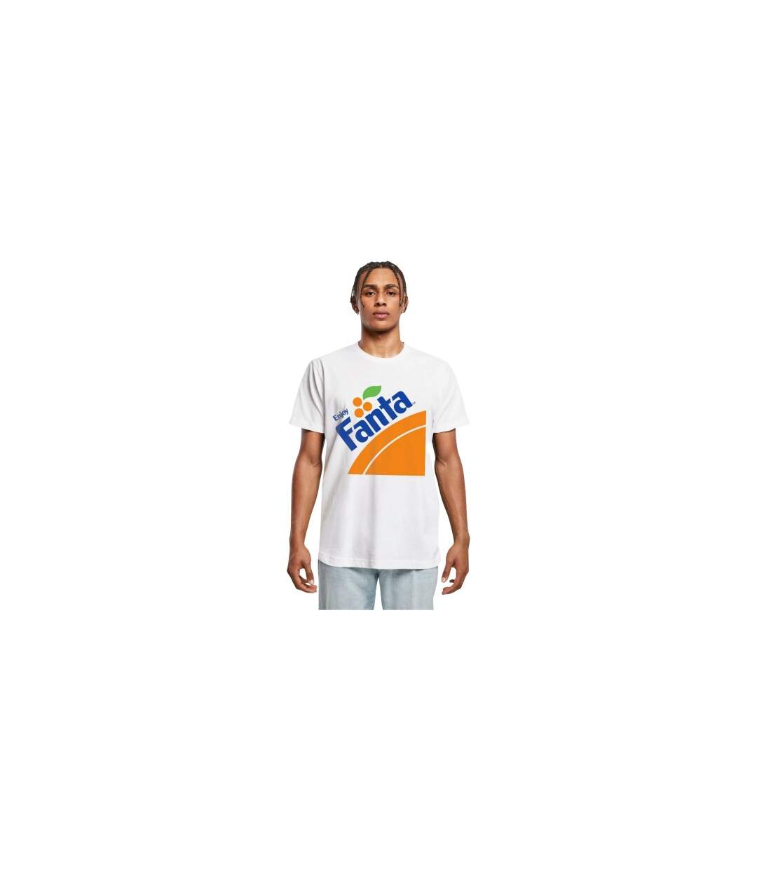T-shirt Motif/style Fanta Homme Blanc MerchCode-1