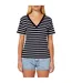T-shirt Motif/style À Rayures Femme Bleu Marine Tommy Hilfiger-3