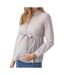 Blouse de grossesse bleu/orange femme mamalicious cabana-1