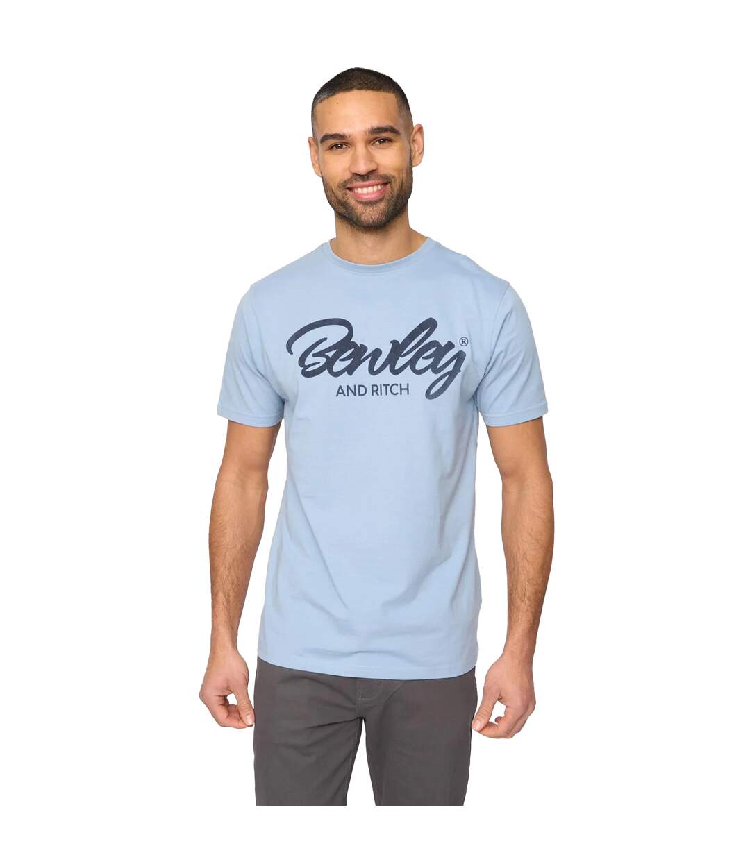Mens yardley t-shirt blue Bewley & Ritch-1