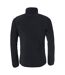 Womens/ladies Basic Polar Fleece Jacket Black Clique-2