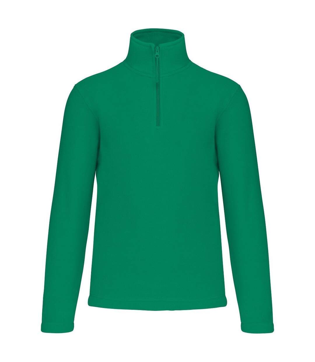 Sweat micropolaire zippé - Homme - K912 - vert kelly