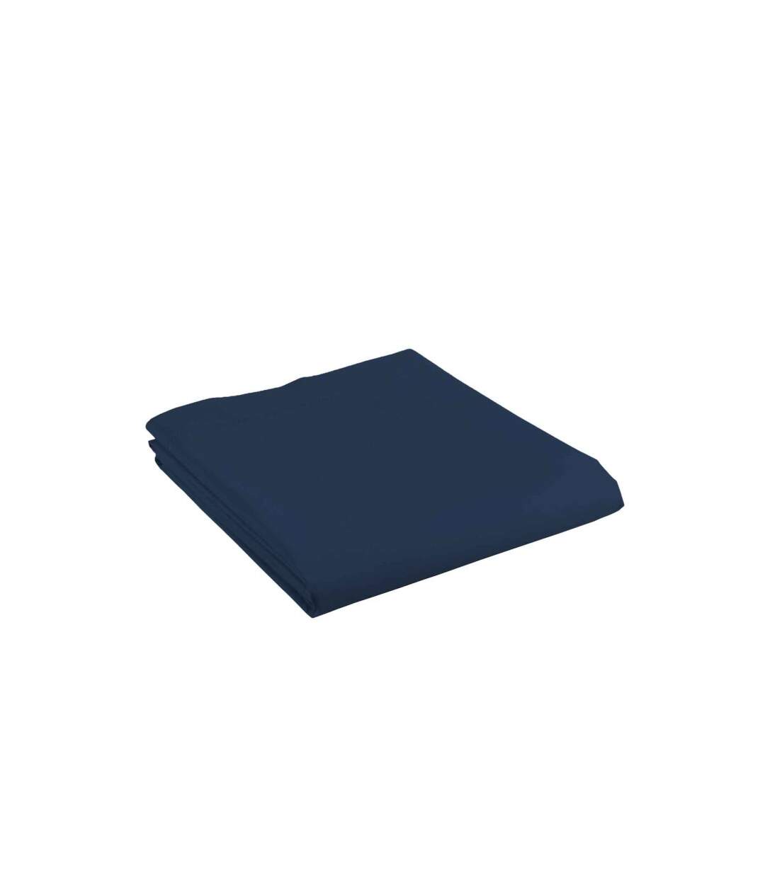 Drap Plat en Coton Biolina 180x290cm Bleu Nuit-2