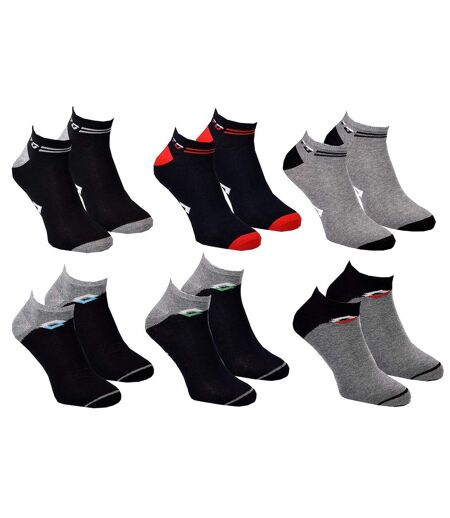 Chaussettes Homme LOTTO Pack de 6 paires SNEAKER 0187