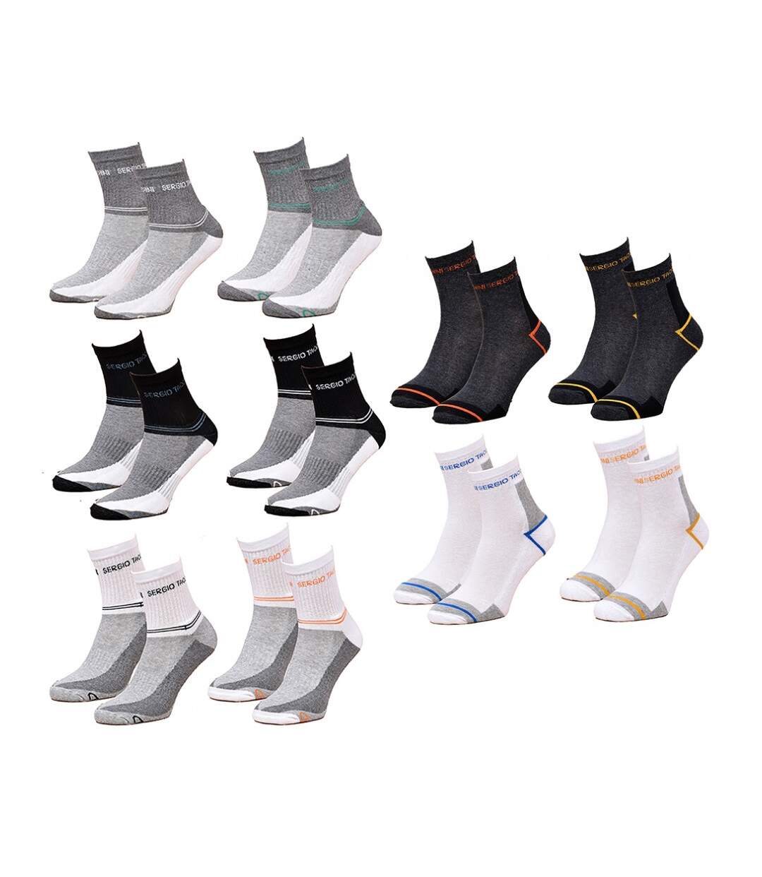 Chaussettes Femme SERGIO TACCHINI Socquettes - Pack de 10-1
