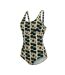 Womens/ladies Orla Kiely Giant Square Flower One Piece Swimsuit Monochrome Regatta-4