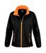 Veste softshell - Femme - R231F - noir et orange-1