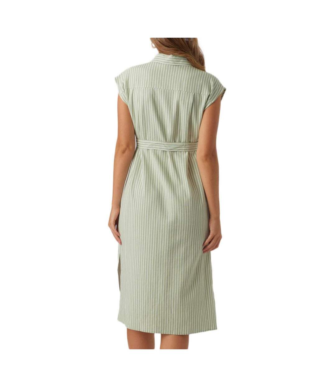 Robe de Grossesse Verte Femme Vero Moda Maternity Reseda - L-2