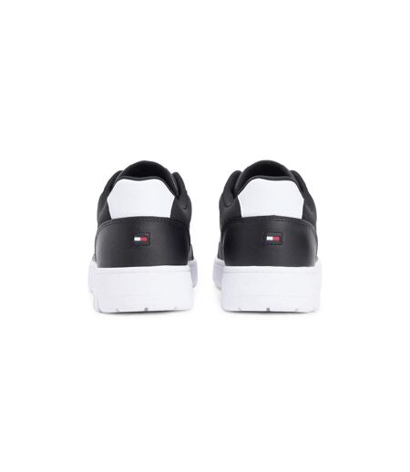 Mens Basket Core Lt Leather Trainers Black Tommy Hilfiger