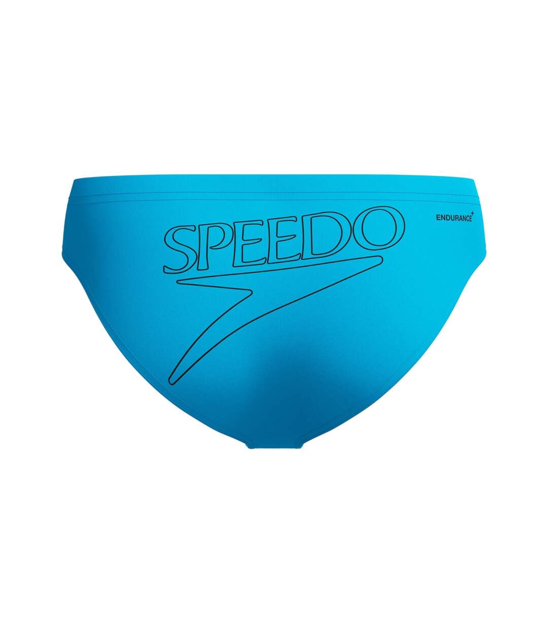 Mens Big Logo Endurance+ Swim Briefs Turquoise Speedo-4