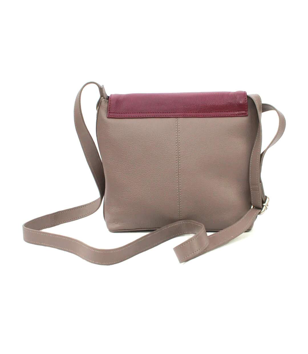 Sac à main zada femme taille unique taupe / bordeaux Eastern Counties Leather