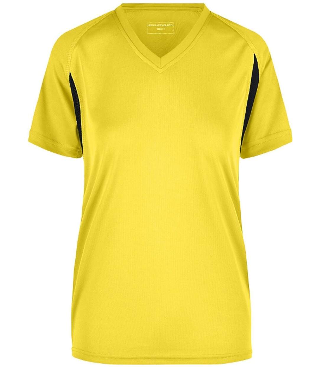 t-shirt running respirant JN316 - jaune - FEMME-2