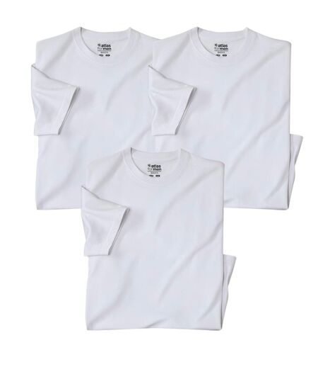 3er-Pack einfarbige T-Shirts