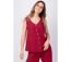 Top femme uni sans manches SABINE framboise Coton Du Monde-2