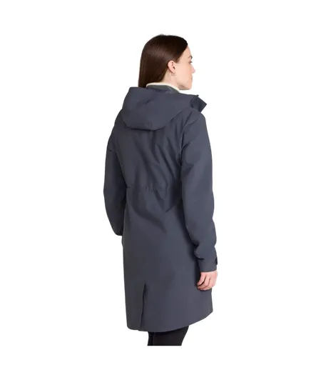 Womens/ladies Harbour Waterproof Parka Charcoal Mountain Warehouse