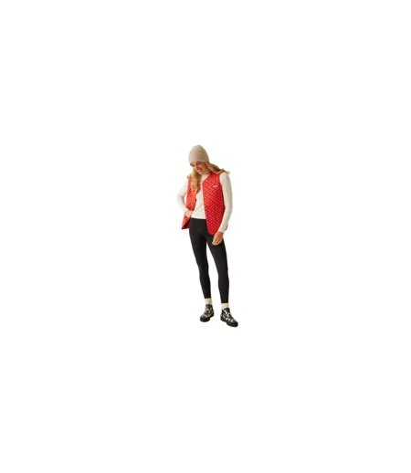 Doudoune Sans Manches Motif/style Floral Orla Kiely Femme Rouge Regatta Professional