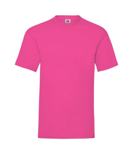 Fruit Of The Loom Mens Valueweight Short Sleeve T-Shirt (Fuchsia) - UTBC330