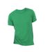 Canvas Mens Triblend Crew Neck Plain Short Sleeve T-Shirt (Green Triblend)