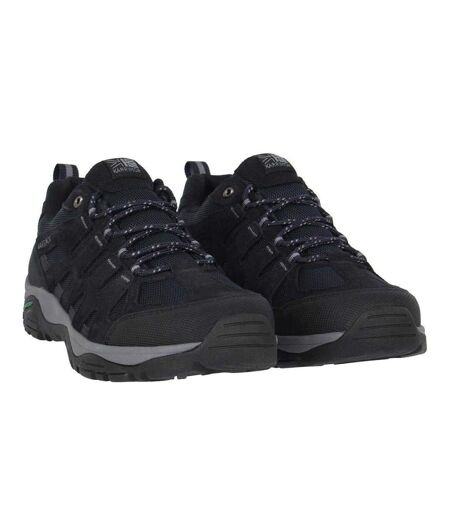 Mens Summit Leather Walking Shoes Navy Karrimor
