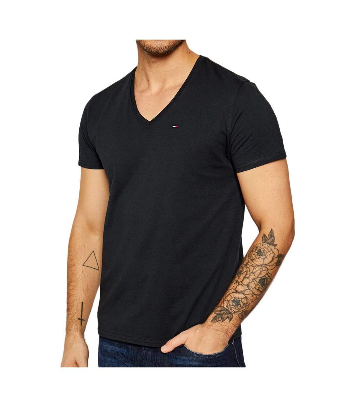 T-Shirt Noir Homme Tommy Hilfiger TJM Original Jersey