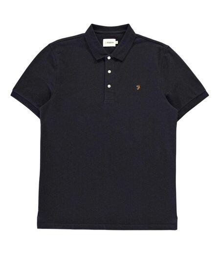 Polo Manches Courtes Homme Vrai Bleu Marine Farah