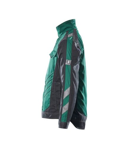 Mens Unique Jacket Green Black Mascot