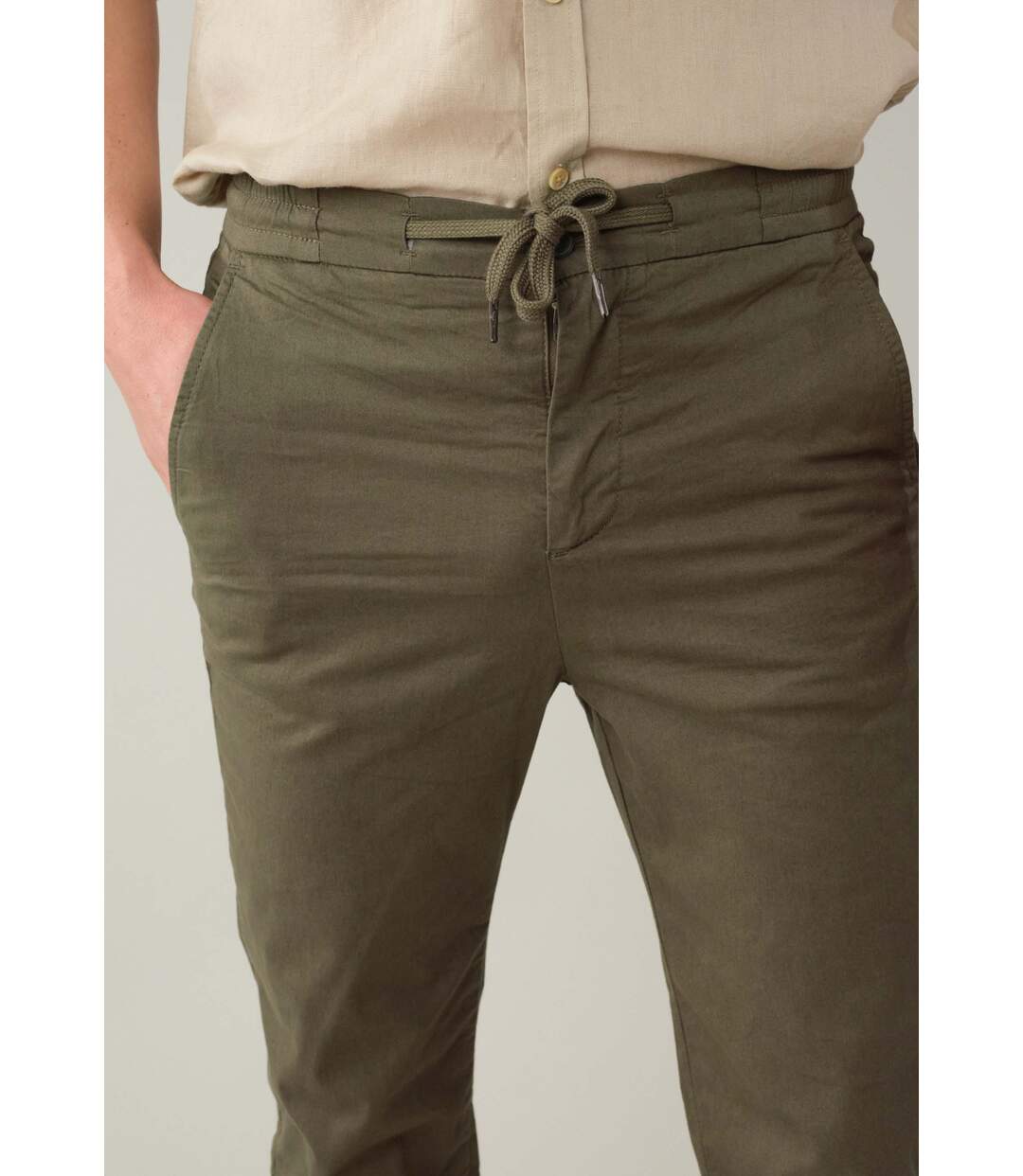 Pantalon en micro twill pour homme IDRIS-3