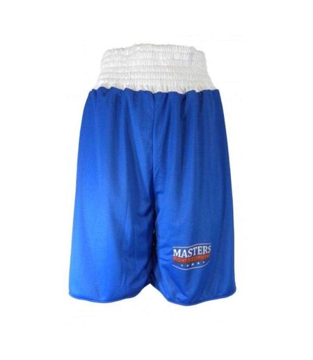 Short De Boxe Homme Rouge Bleu Masters