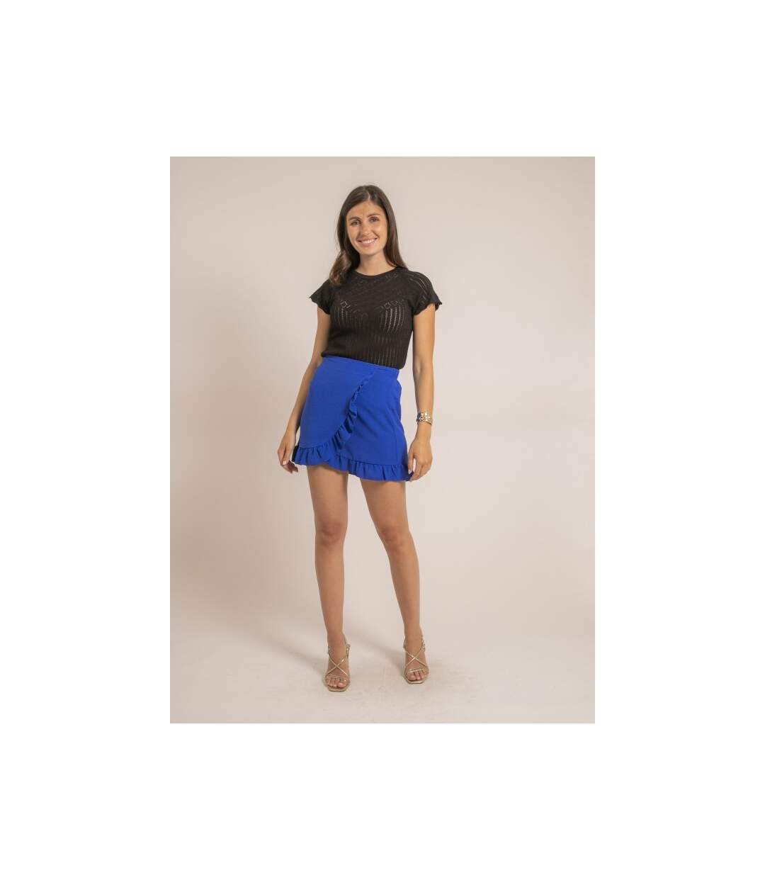 Jupe courte portefeuil  XOTESS - Dona X Lisa-4