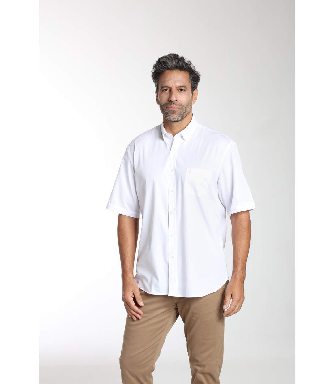 Chemise manches courtes en coton CARY-1