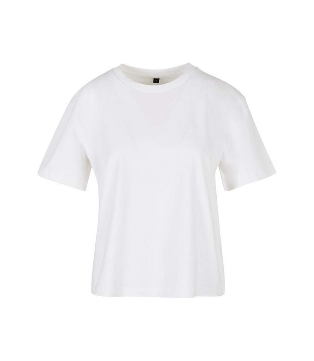 T-shirt femme blanc Build Your Brand-1