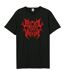 T-shirt Style Bullet For My Valentine Black Metal Font Adulte Noir Amplified-1