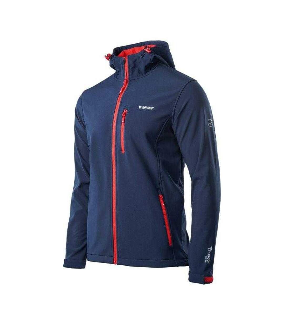 Veste Softshell Caen Homme Bleu Marine Foncé Hi-Tec-1